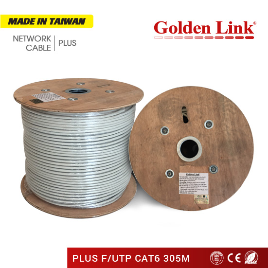 CÁP MẠNG Golden Link PLUS F/UTP CAT6 MADE IN TAIWAN
